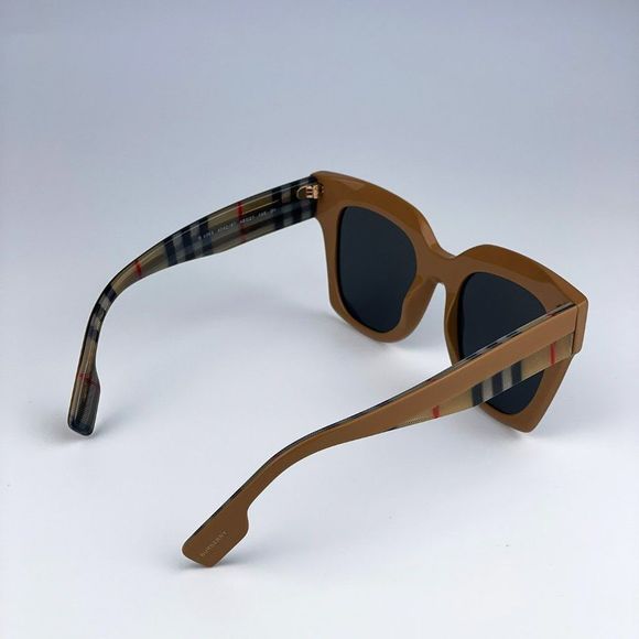 Burberry BE4364 KITTY 404287 BRAND NEW Sunglasses Beige Grey Gradient Unisex - Picture 7 of 11